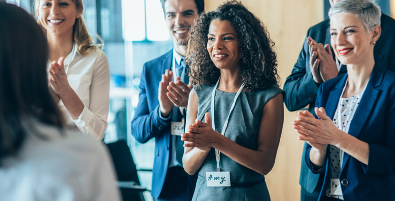 RecoveriesCorp Industry recognition group applauding