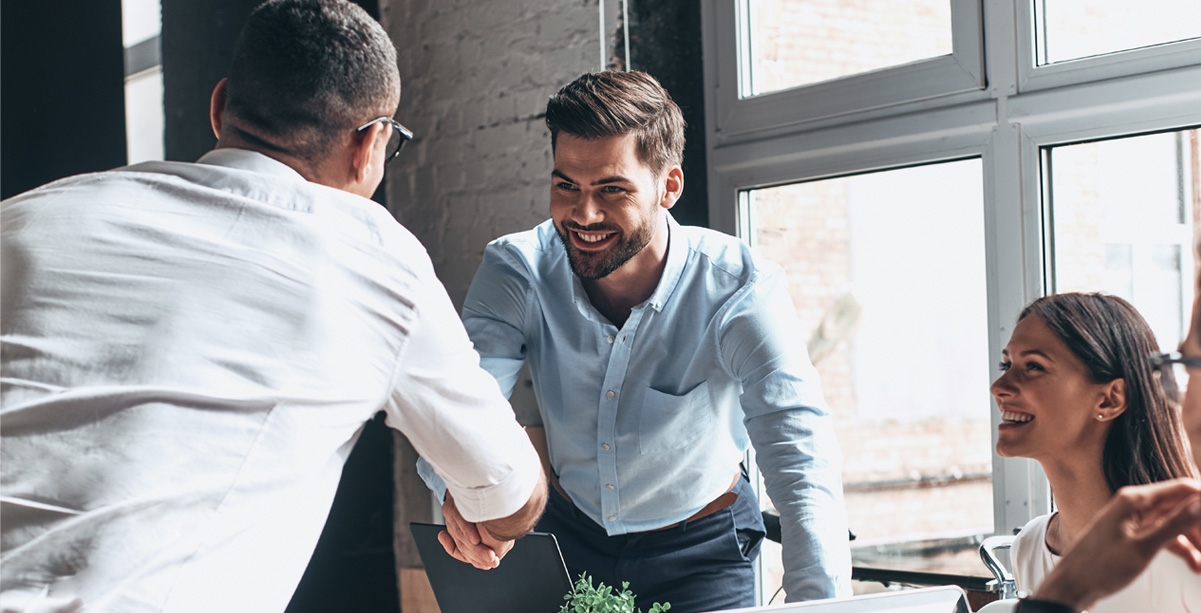 RecoveriesCorp client handshake greeting